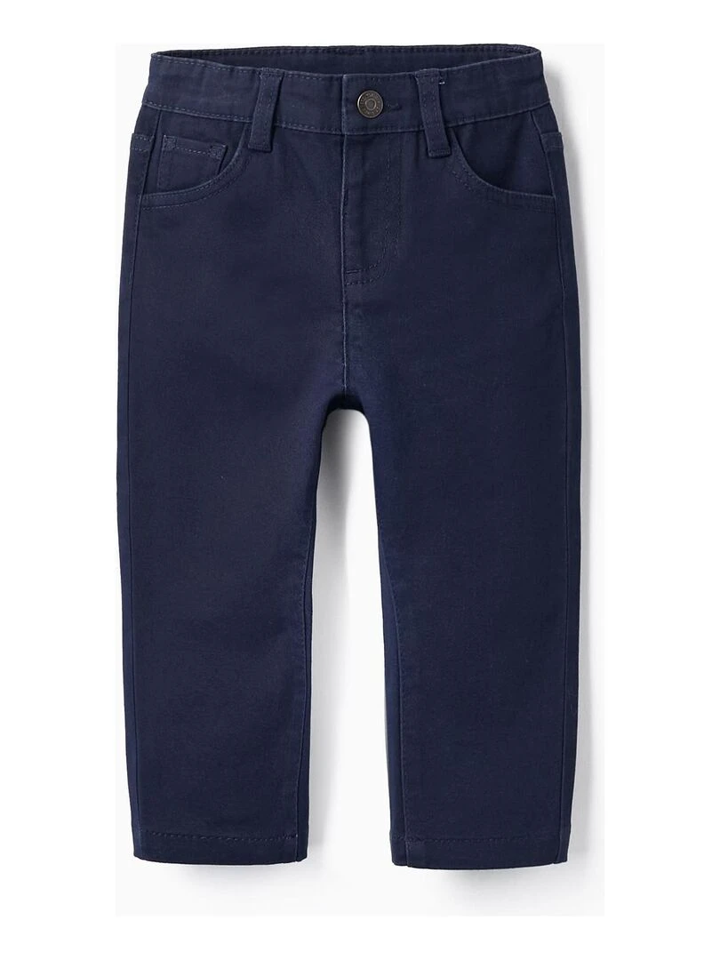 Pantalon en Sergé de Coton pour Bébé Garçon ROYALS OFF DUTY Bleu foncé