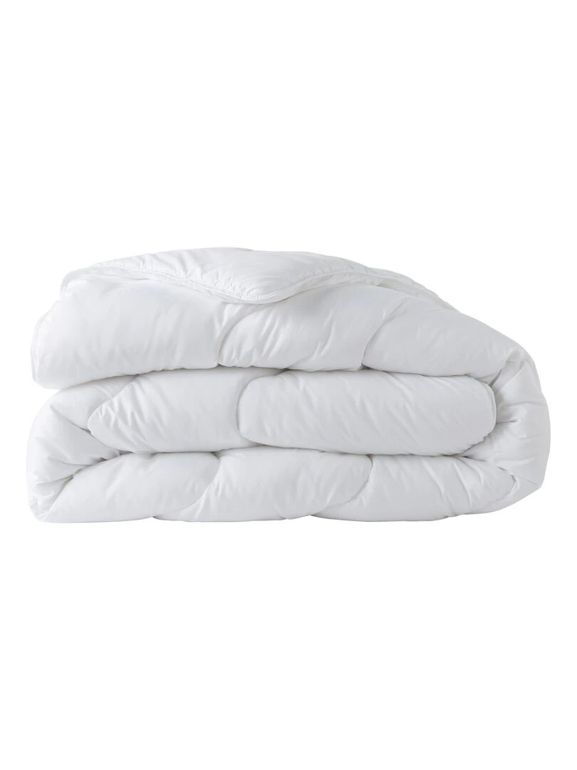 Couette tempérée en microfibre recyclée Blanc