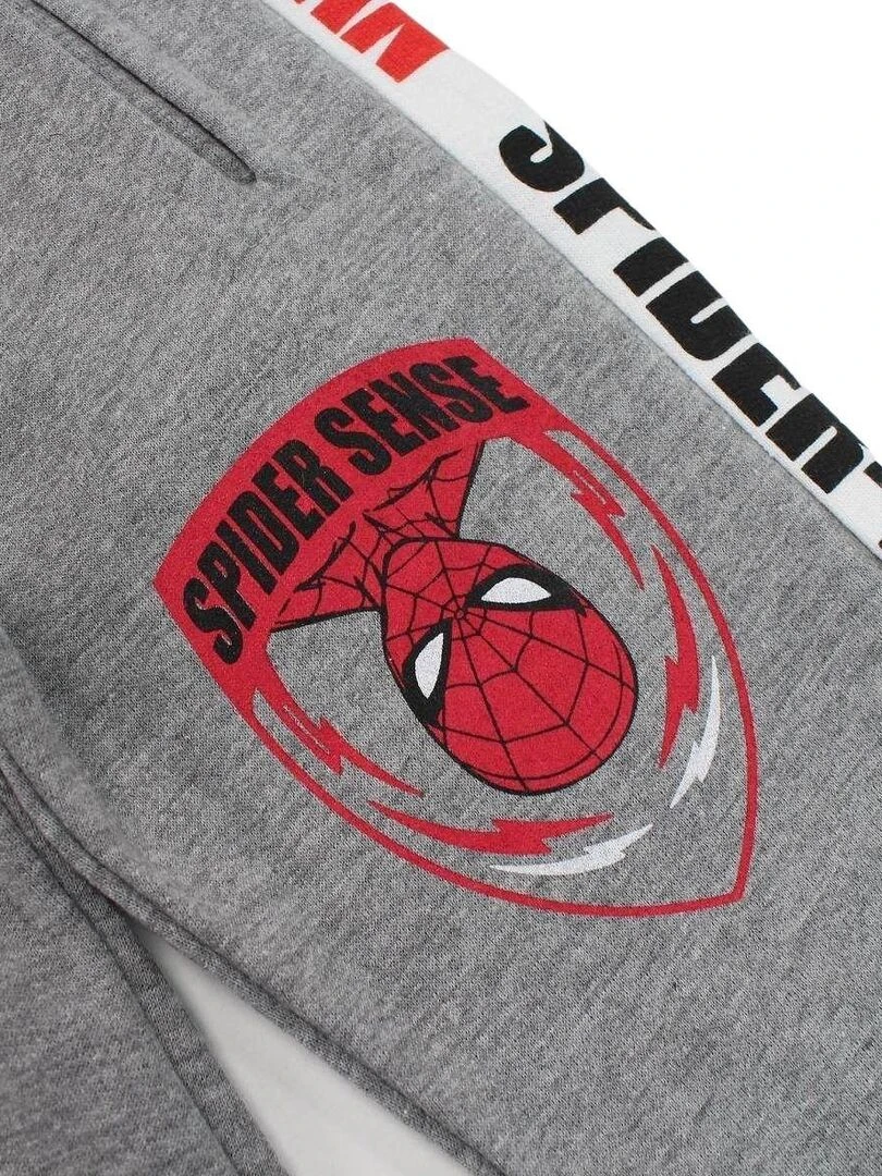 Disney   Pantalon De Jogging garçon imprimé Spiderman en coton   Gris