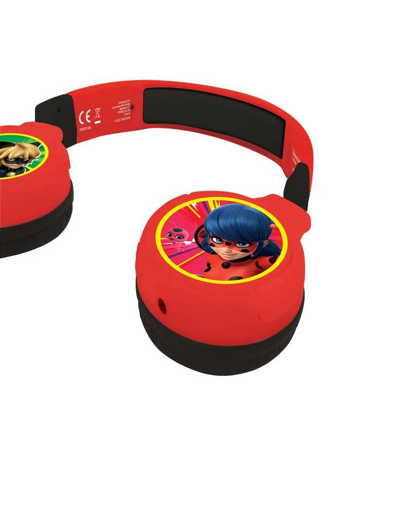Casque 2 En 1 Bluetooth® Et Filaire Limitation De Son Design Miraculous N/A
