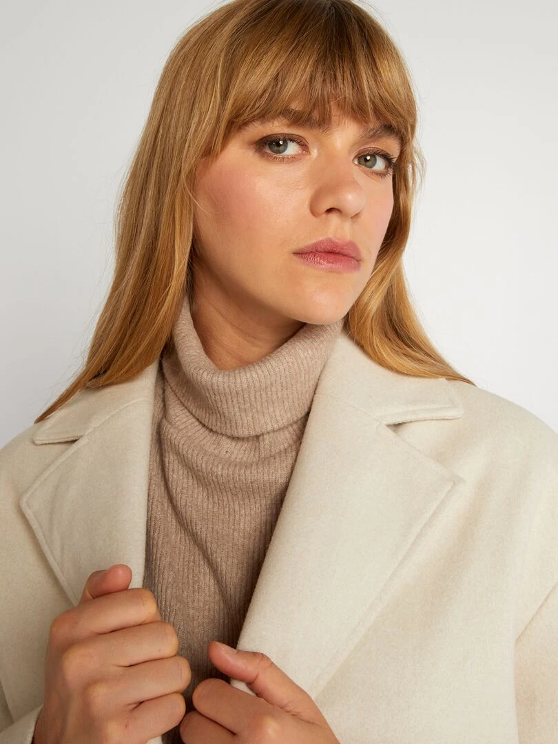 Manteau mi long   Beige