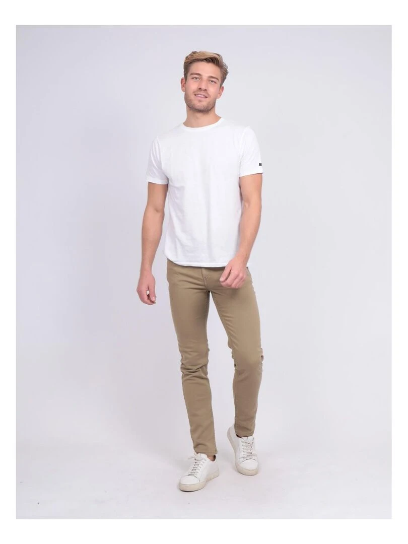 Pantalon 5 poches CANDELO   Marron