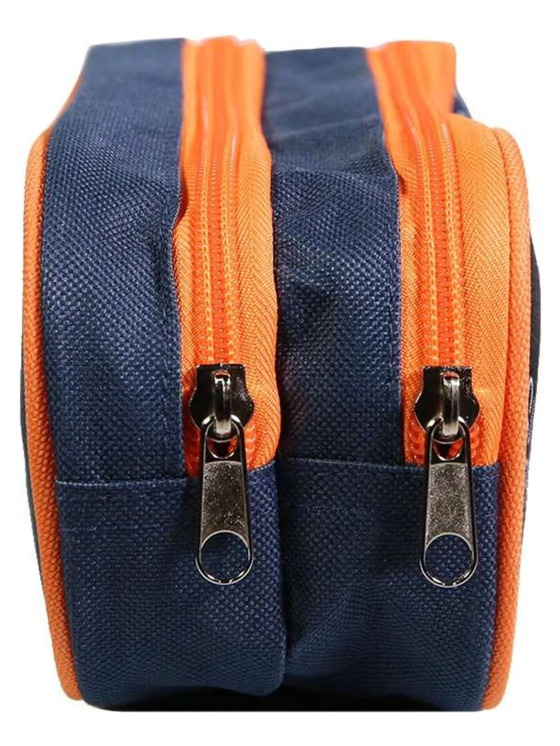 BAGTROTTER Trousse scolaire 2 compartiments Vorax Dinosaure Bleue   Bleu