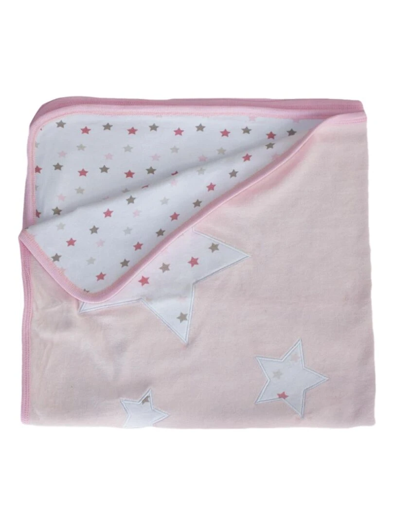 Petite couverture rose 80x80 cm pour prématuré Rose