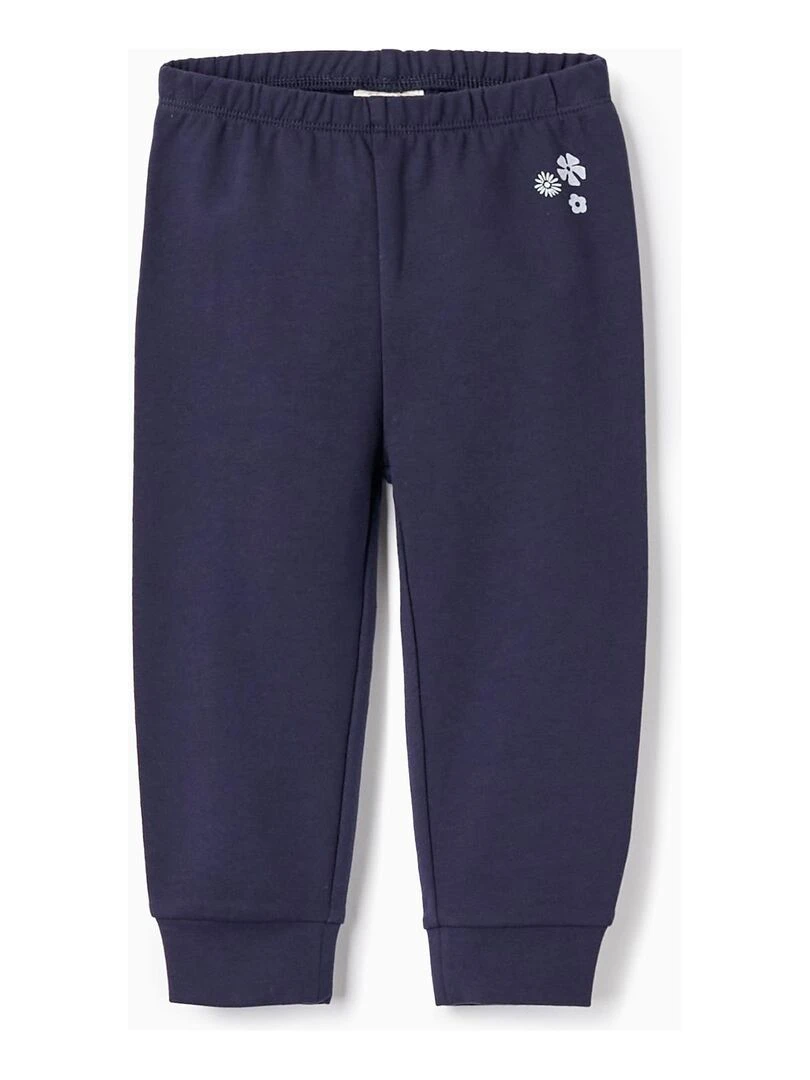 Pantalon de Sport Gratté pour Bébé Fille Bleu foncé