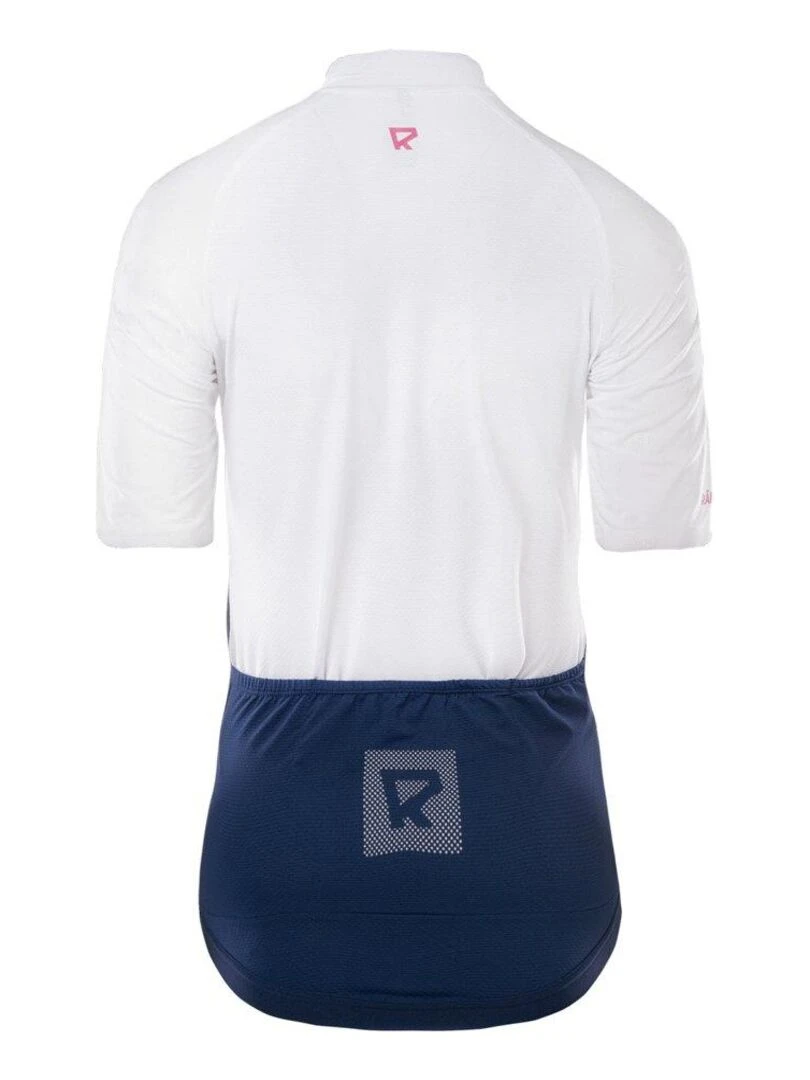 Radvik Maillot de cyclisme ECHO Bleu Blanc