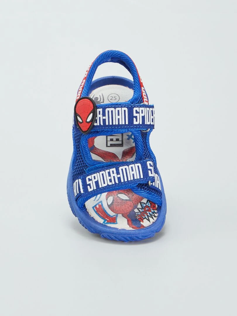 Sandales à scratchs 'Spider man'   bleu