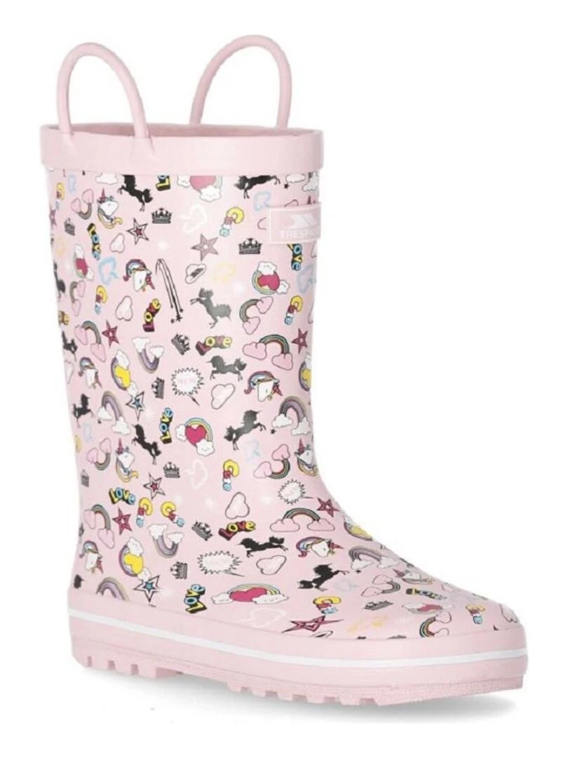 Trespass   Bottes de pluie STARRYTON   Rose