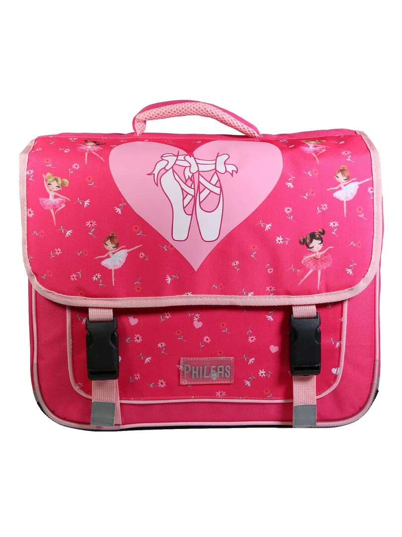 BAGTROTTER Cartable 38 cm Phileas Rose Danseuses Rose
