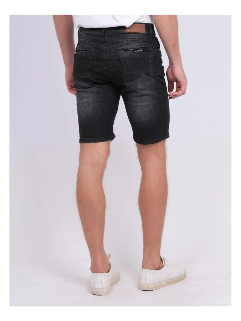 Bermuda en jean droit BILLING Noir