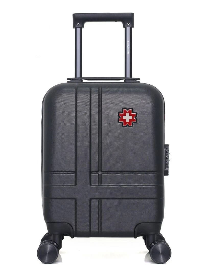 SWISS KOPPER VALISE CABINE XS USTER 4 ROUES 46 CM Noir