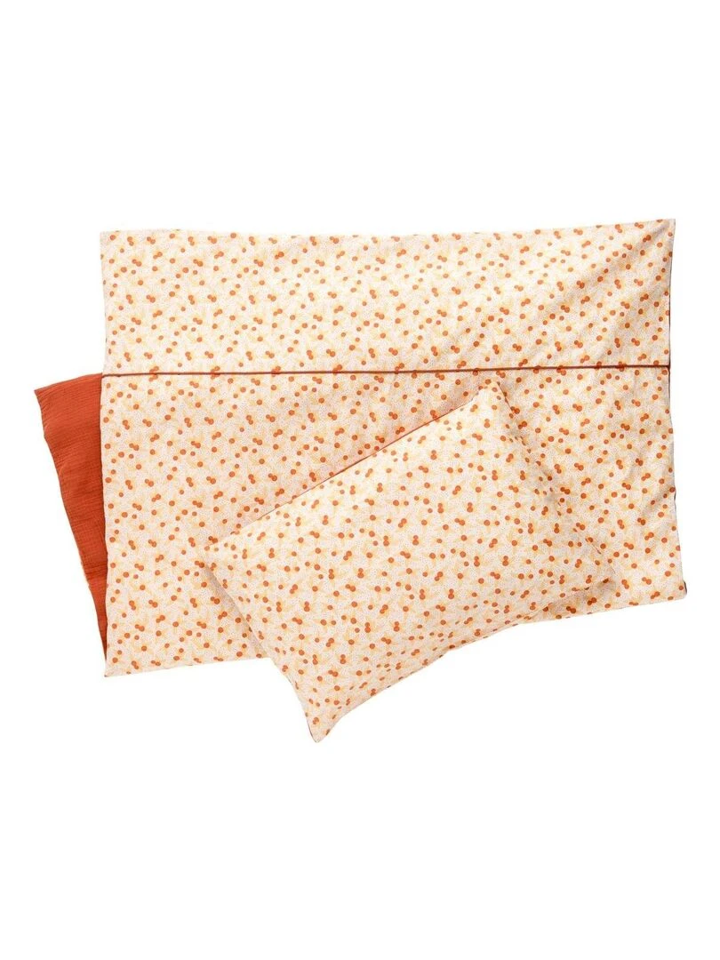 Housse de couette en coton rouge SAUTHON Rouge