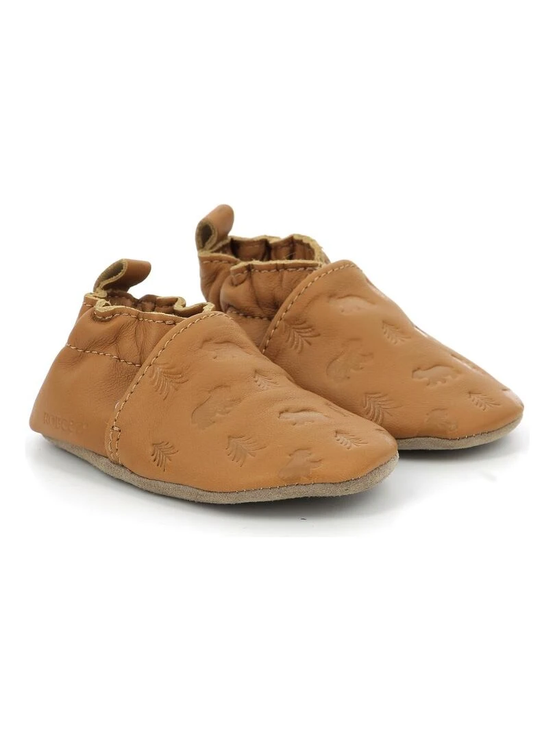 Chaussons Cuir Bear's Walk Marron