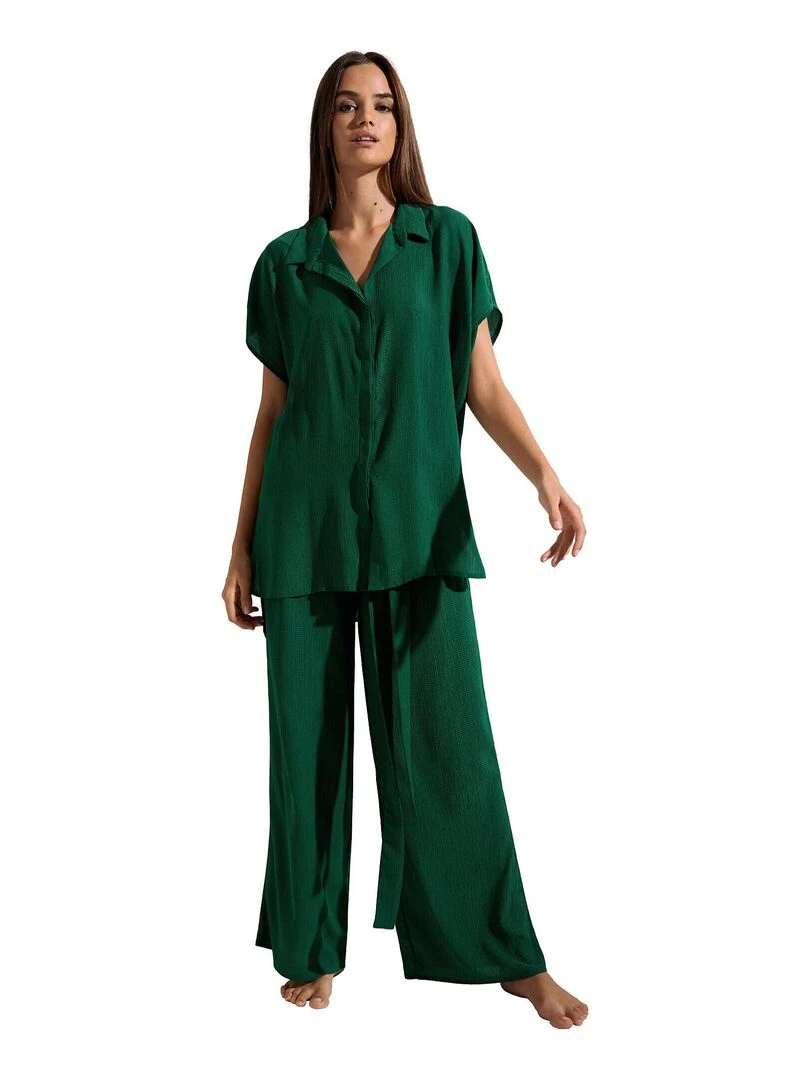 Pantalon estival long Japan   Vert