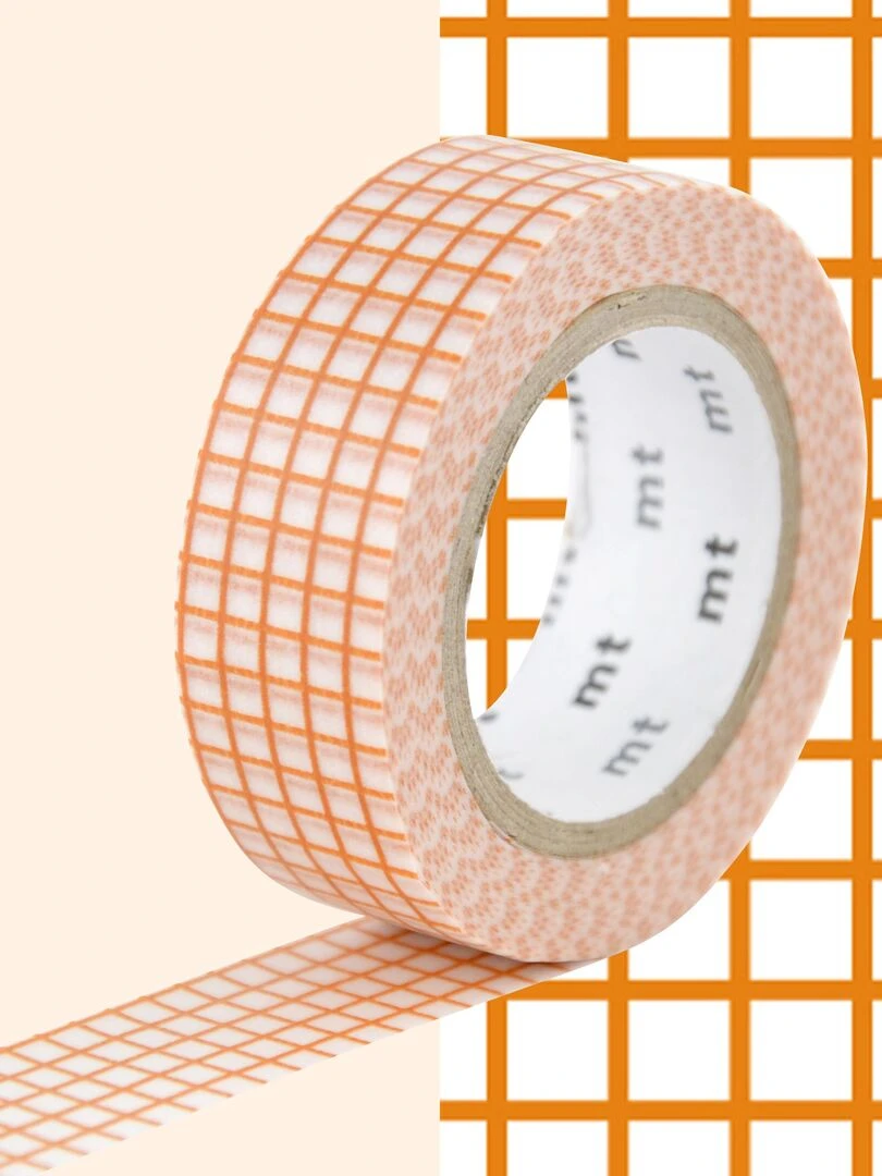 Masking tape quadrillé Orange 1 5 cm x 7 m N/A