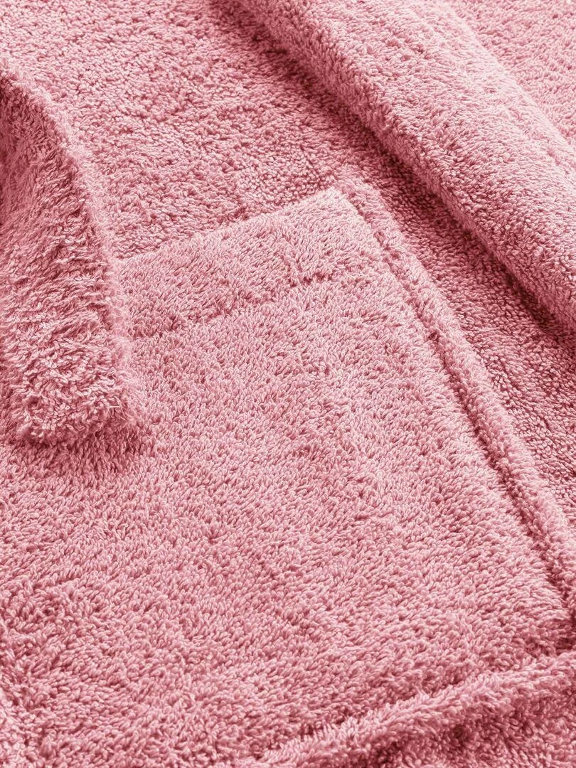 Peignoir Col Chale Tendresse bois de rose Rose