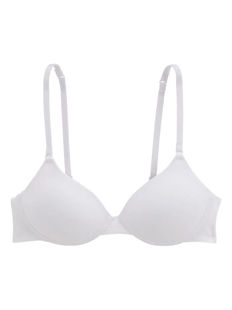 Soutien gorge à coques sans armatures blanc Veliana Blanc