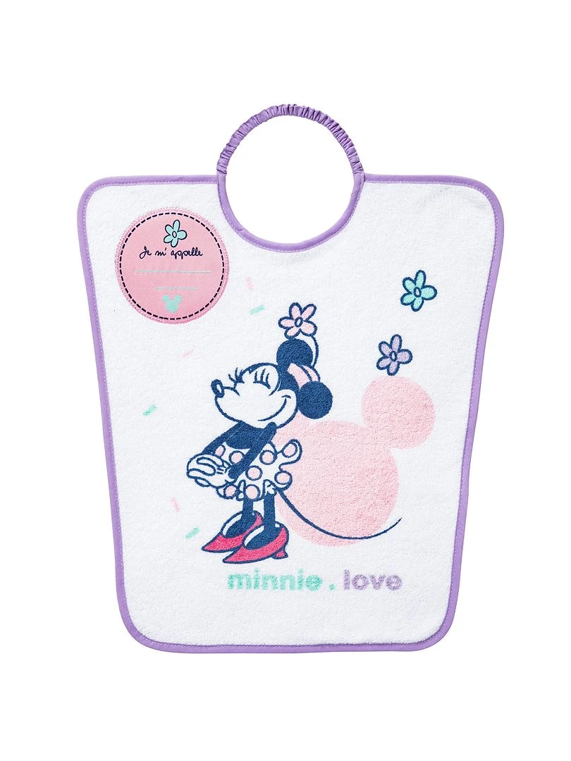 Bavoir 'Disney' col élastique Minnie