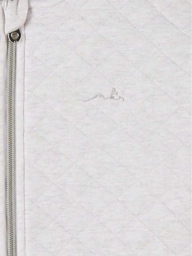 Veste zippée matelassée  chiné   Noukie's   Beige