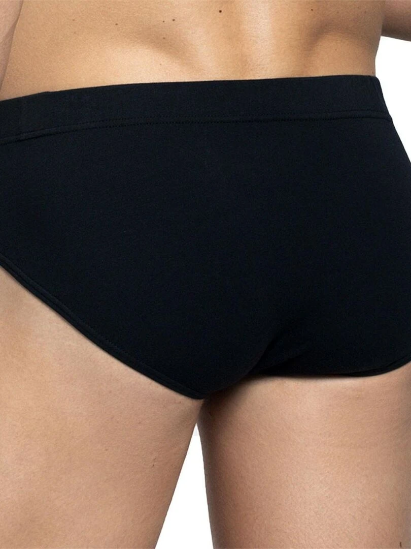 Pack de 2 slips en coton Belmond   Noir