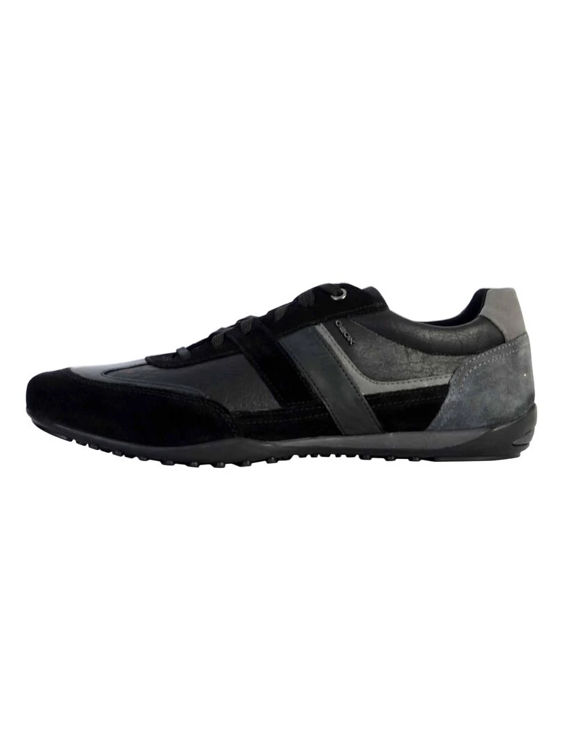 Basket Cuir Geox Wells Noir