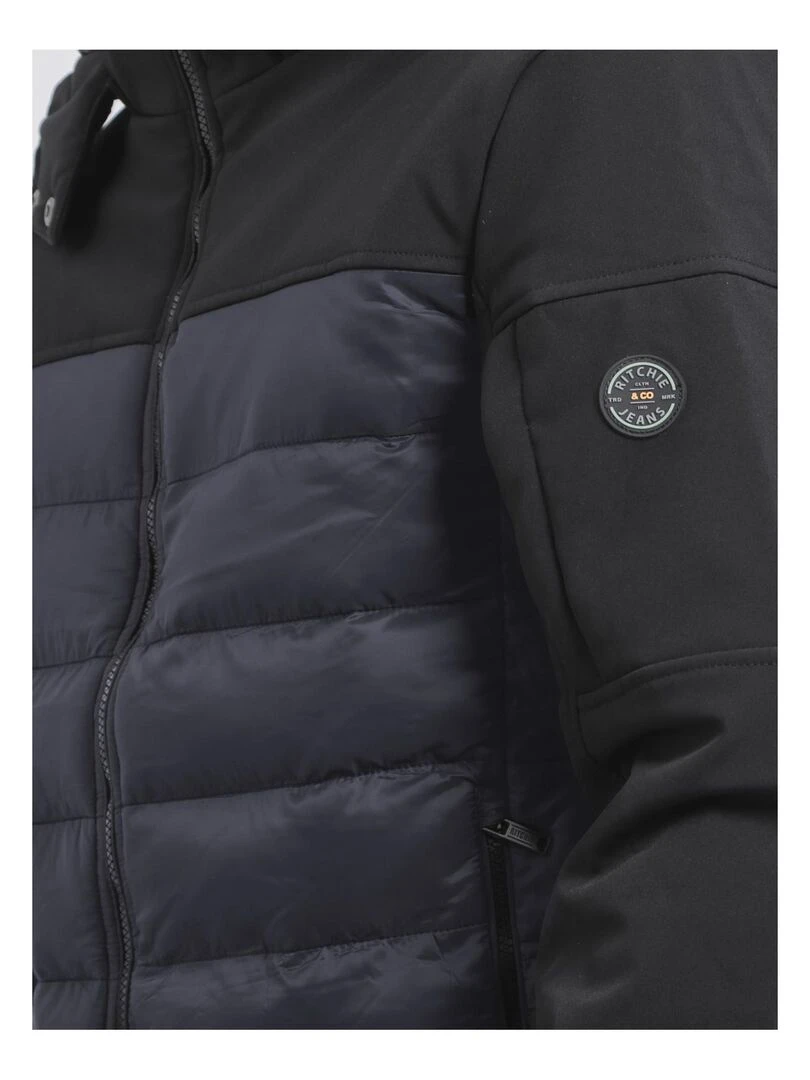 Doudoune capuche amovible ZELEK   Gris