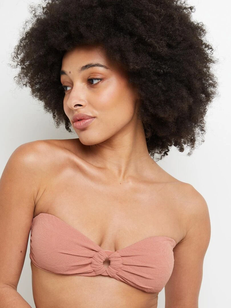 Maillot de bain bandeau microfibre Lady   RougeGorge Lingerie   Rose