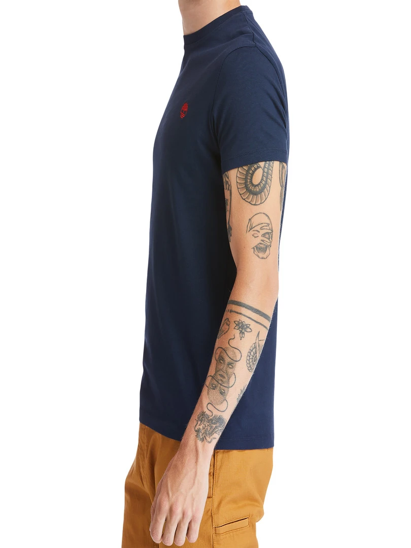 Tee shirt Timberland Ss Dunstan River   Bleu