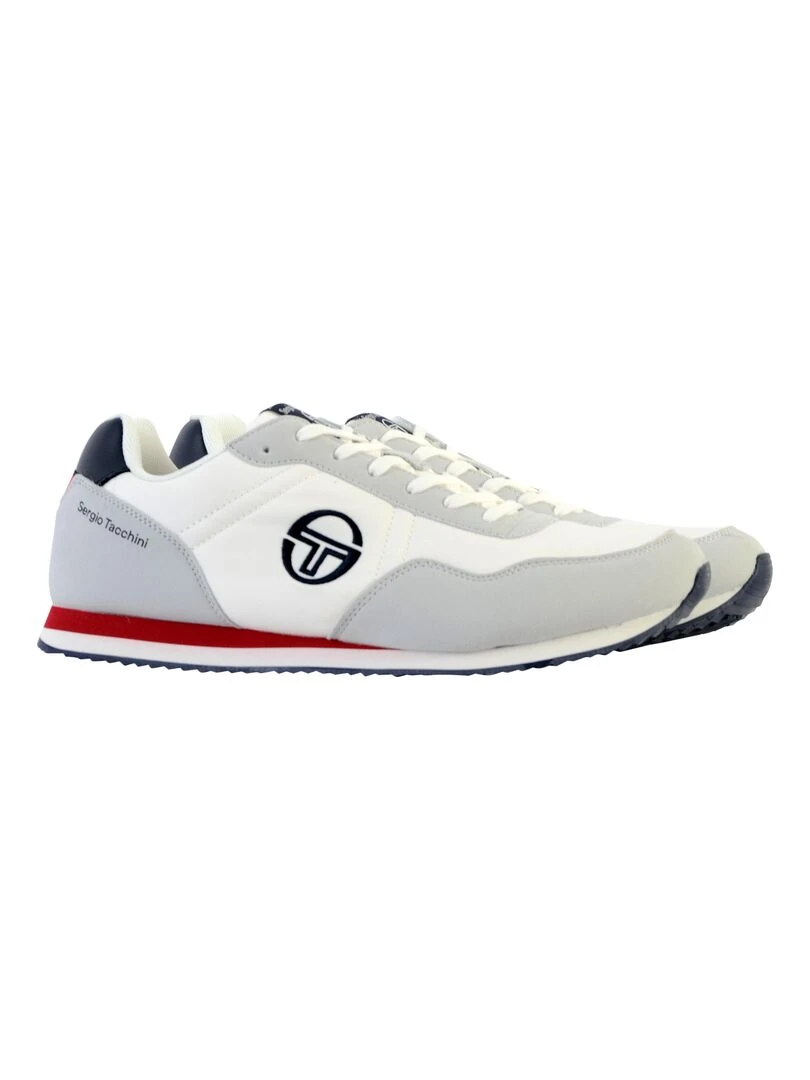Basket Basse à Lacets Sergio Tacchini Nantes   Blanc