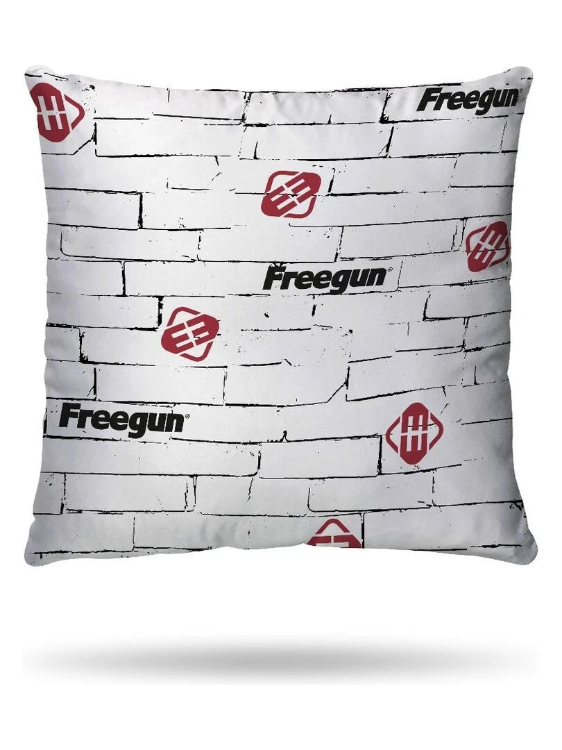 Housse de couette Freegun Skateboard 200x200 cm   100% Coton   Blanc