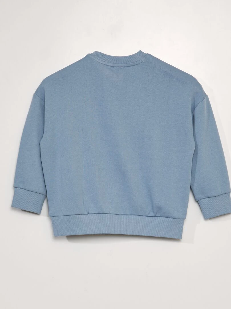 Sweat en french terry   So Easy   Bleu