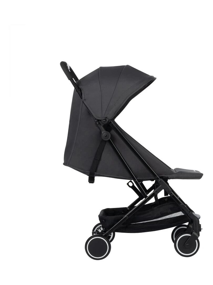 BEBECONFORT Poussette canne compacte et légère Soko  4 roues  de 0 à 3/4 ans  Mineral Graphite   Noir Noir