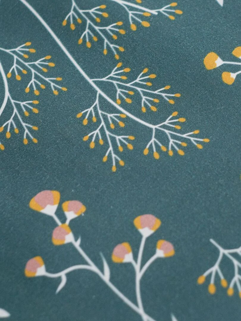 Parure de lit imprimée   Vert