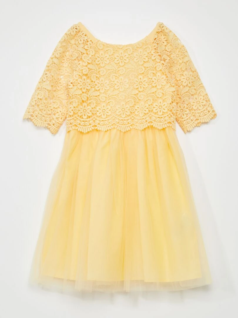 Robe de cérémonie Jaune
