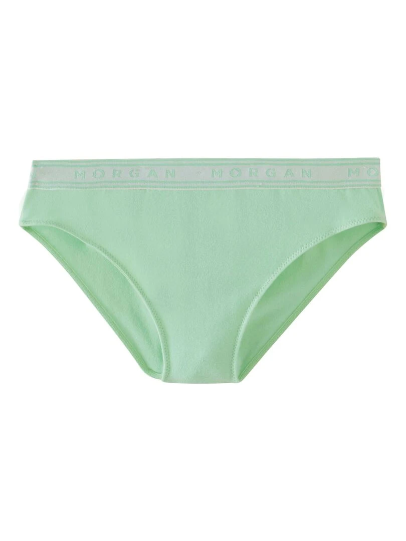 Lot de 2 slips INES Morgan Junior Vert