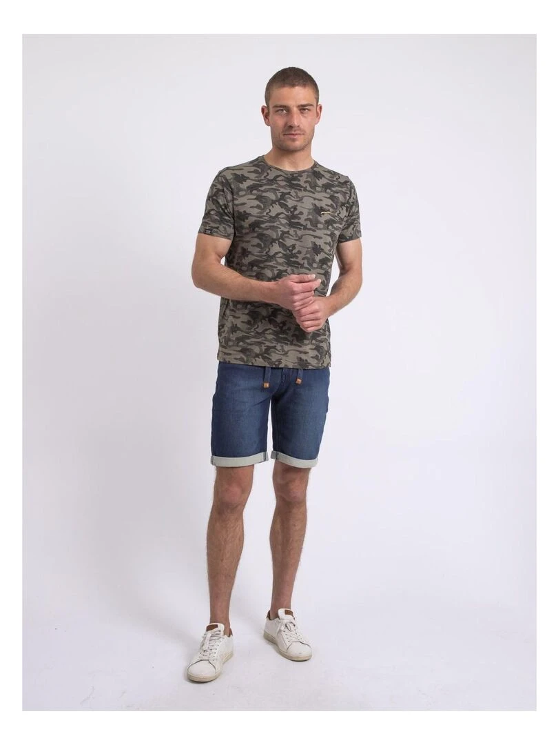 T shirt col rond NILIMOUR   Kaki