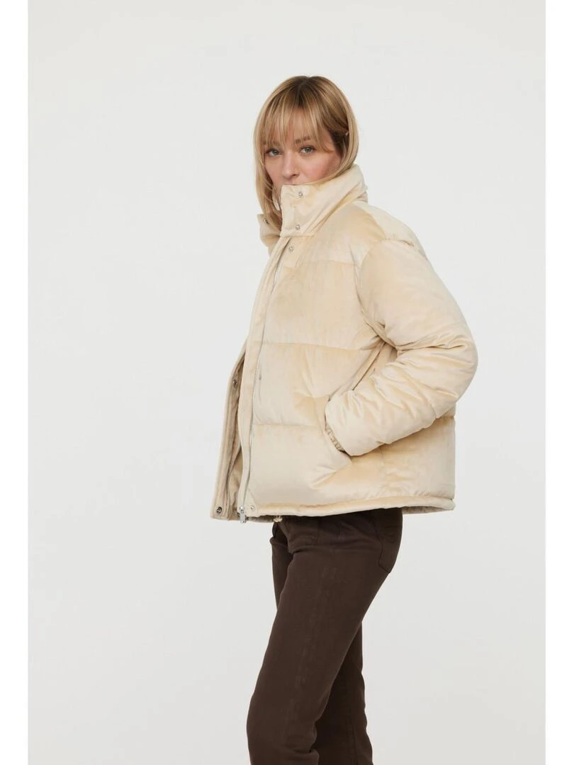 Lee Cooper Doudoune manches longues polyester regular FACINA Beige argile