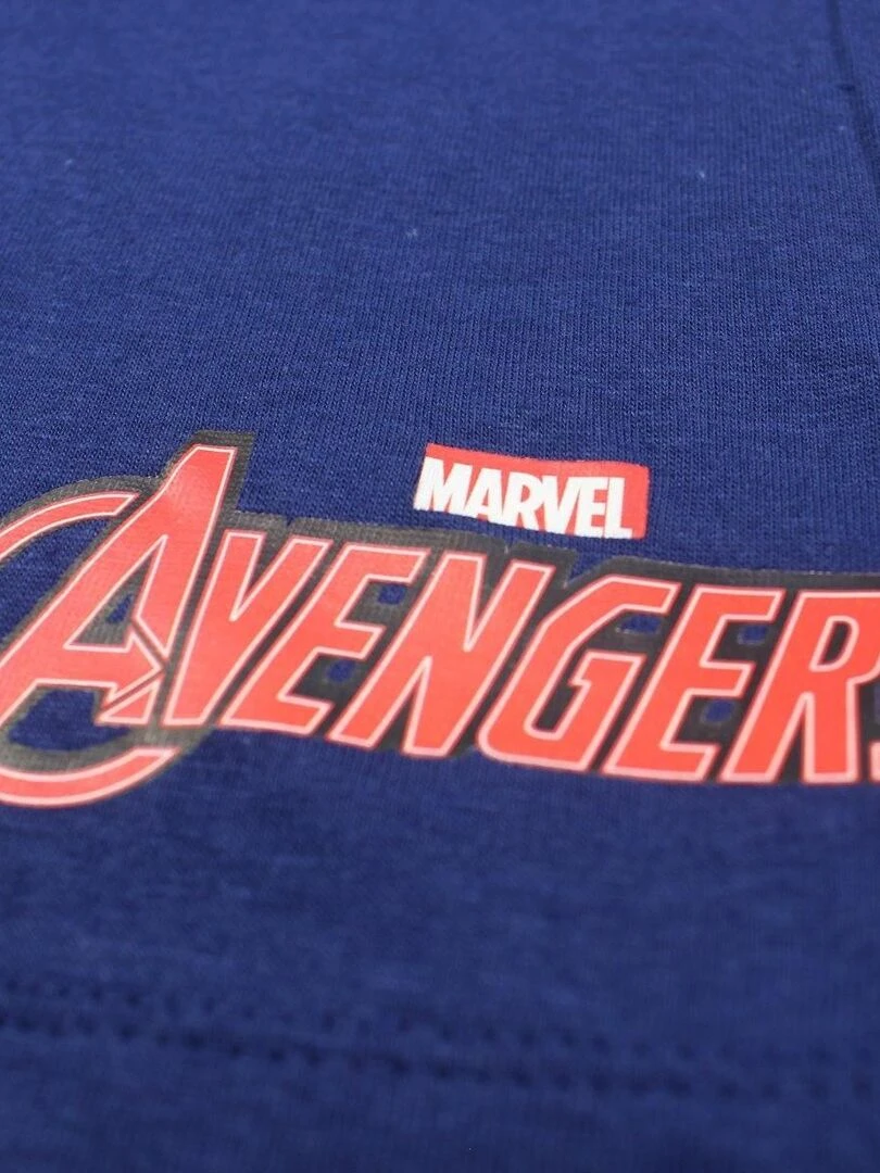 Avengers   Ensemble T shirt short garçon Imprimé Avengers   Bleu marine