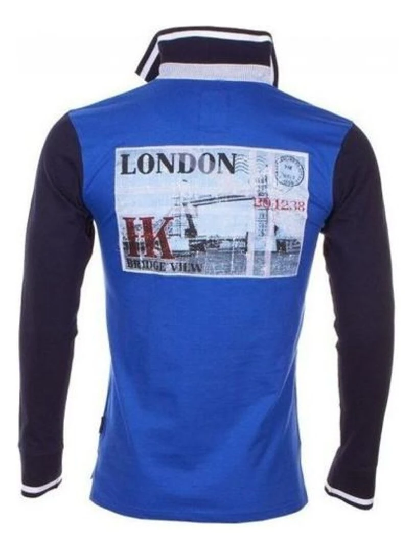 Polo manches longues garçon ECREOR HARRY KAYN Bleu