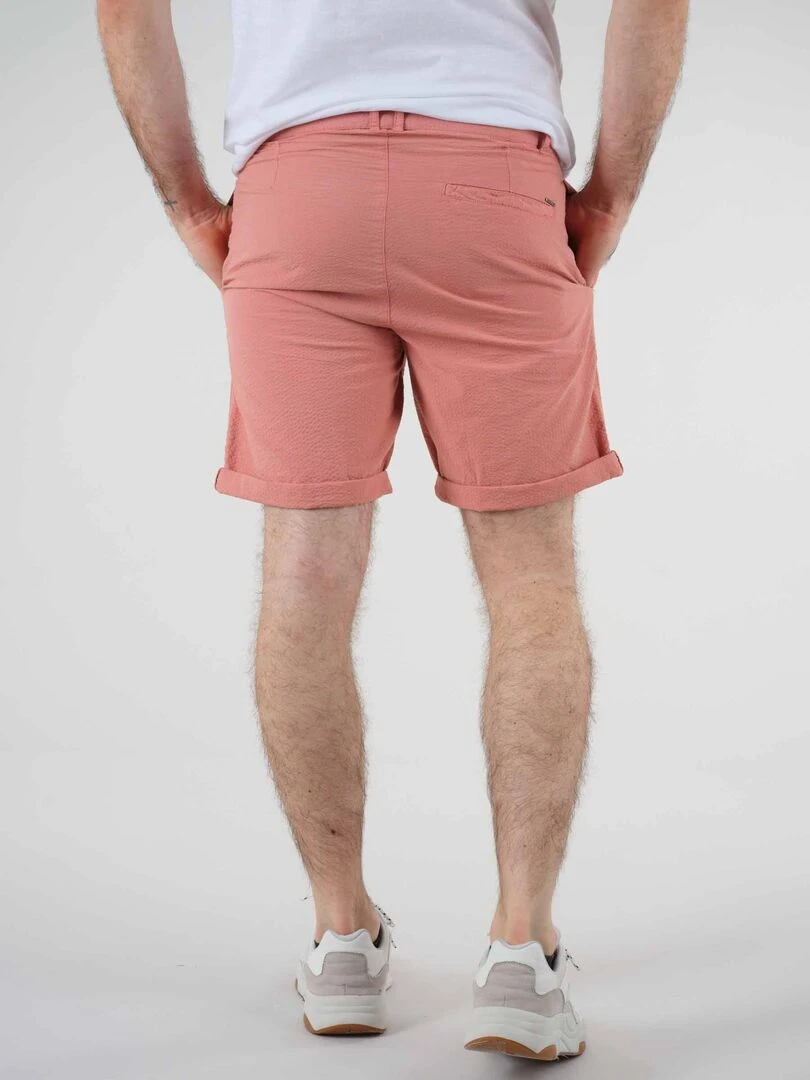 Short uni en coton 'Deeluxe'   Rouge clair