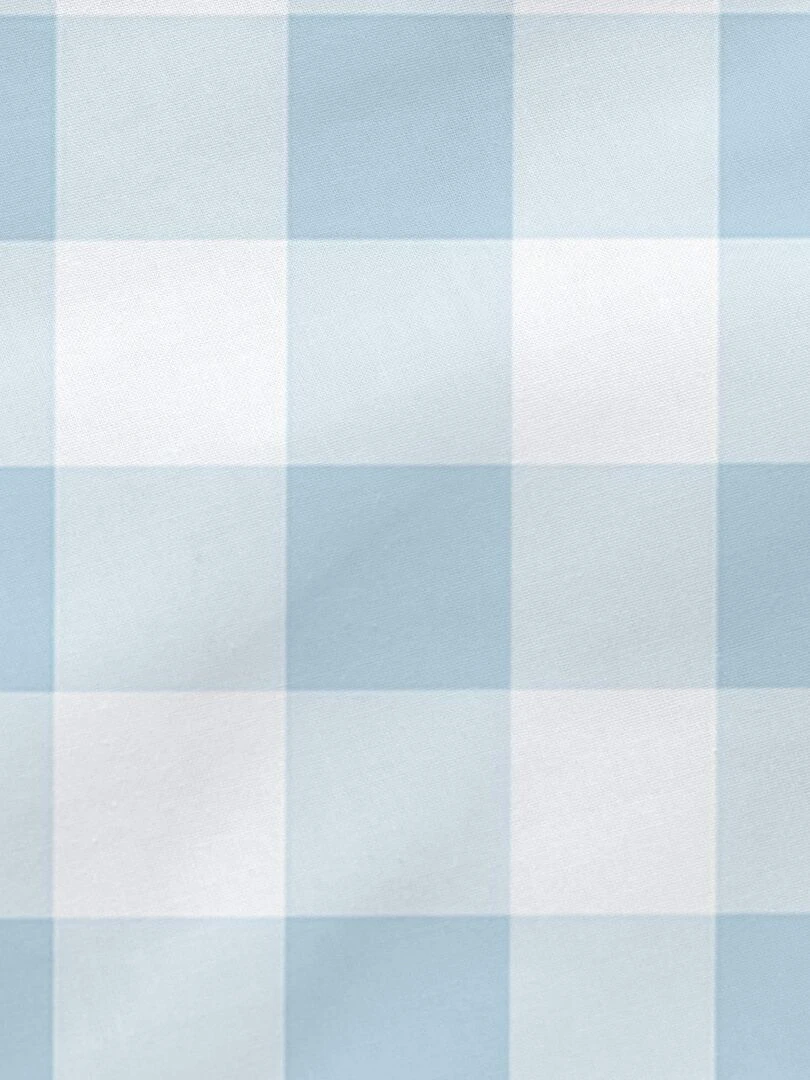 Coussin Vichy "Happyfriday"   Bleu