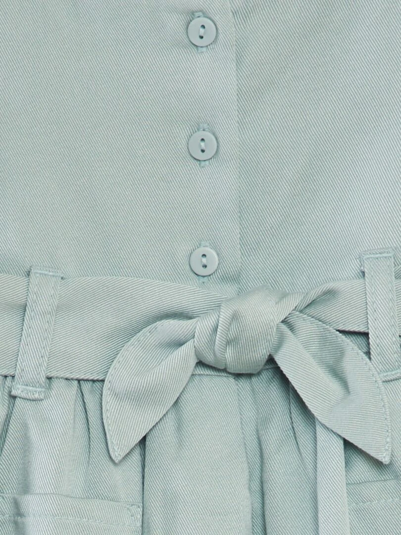 Robe en lyocell évasée   Bleu