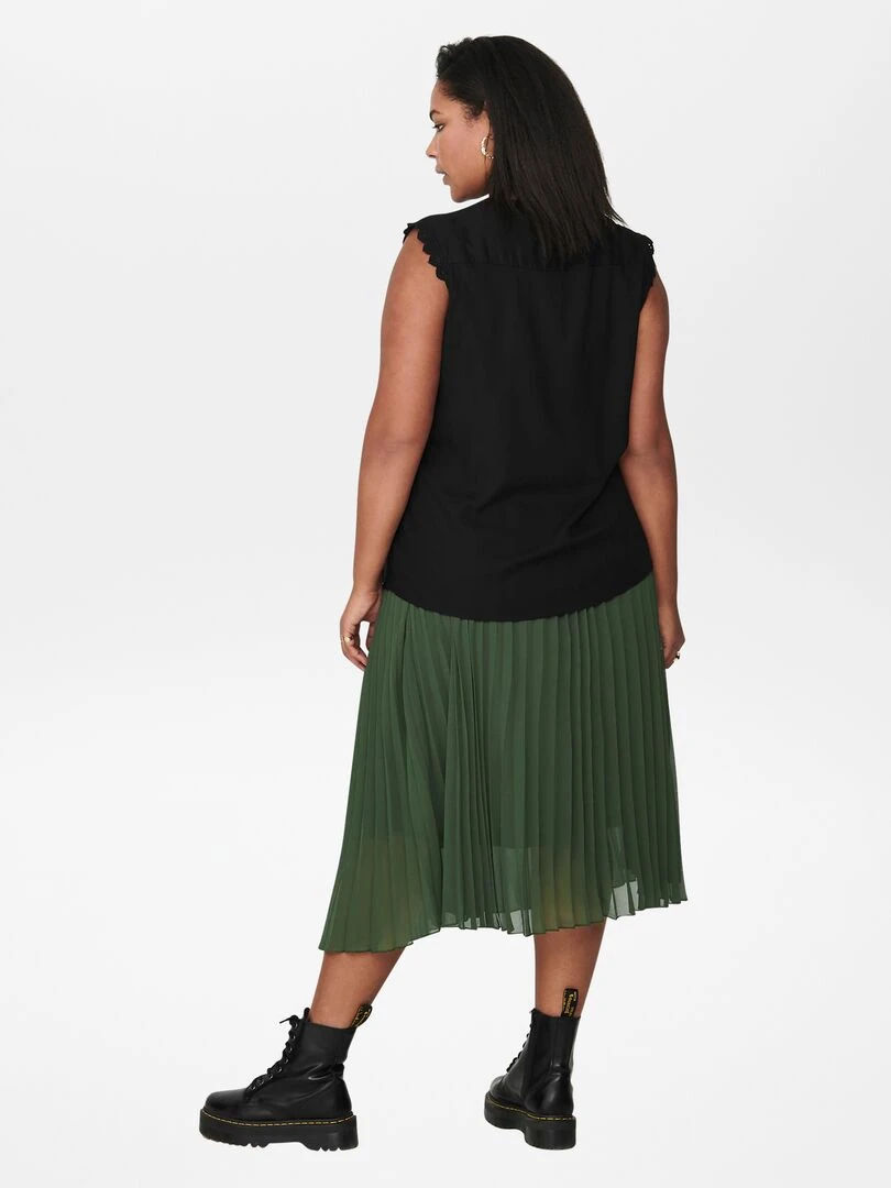 Blouse sans manches unie 'Only' noir