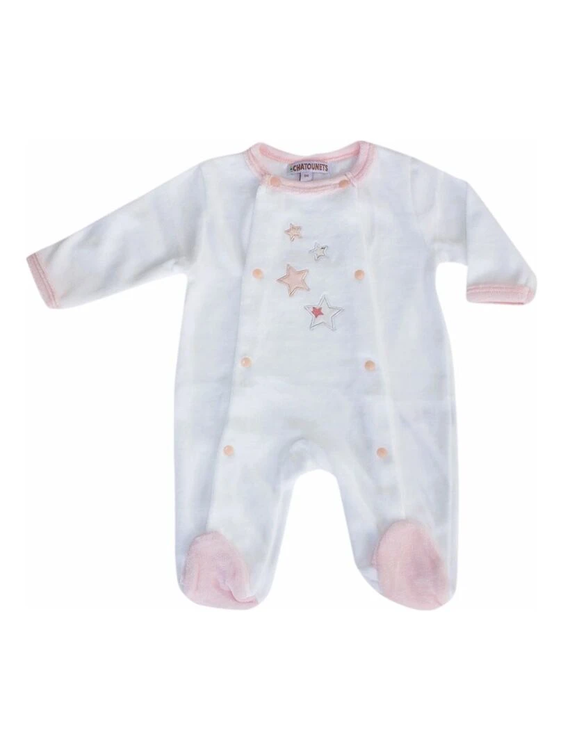 Pyjama "NEONAT 2.0" LES CHATOUNETS Rose