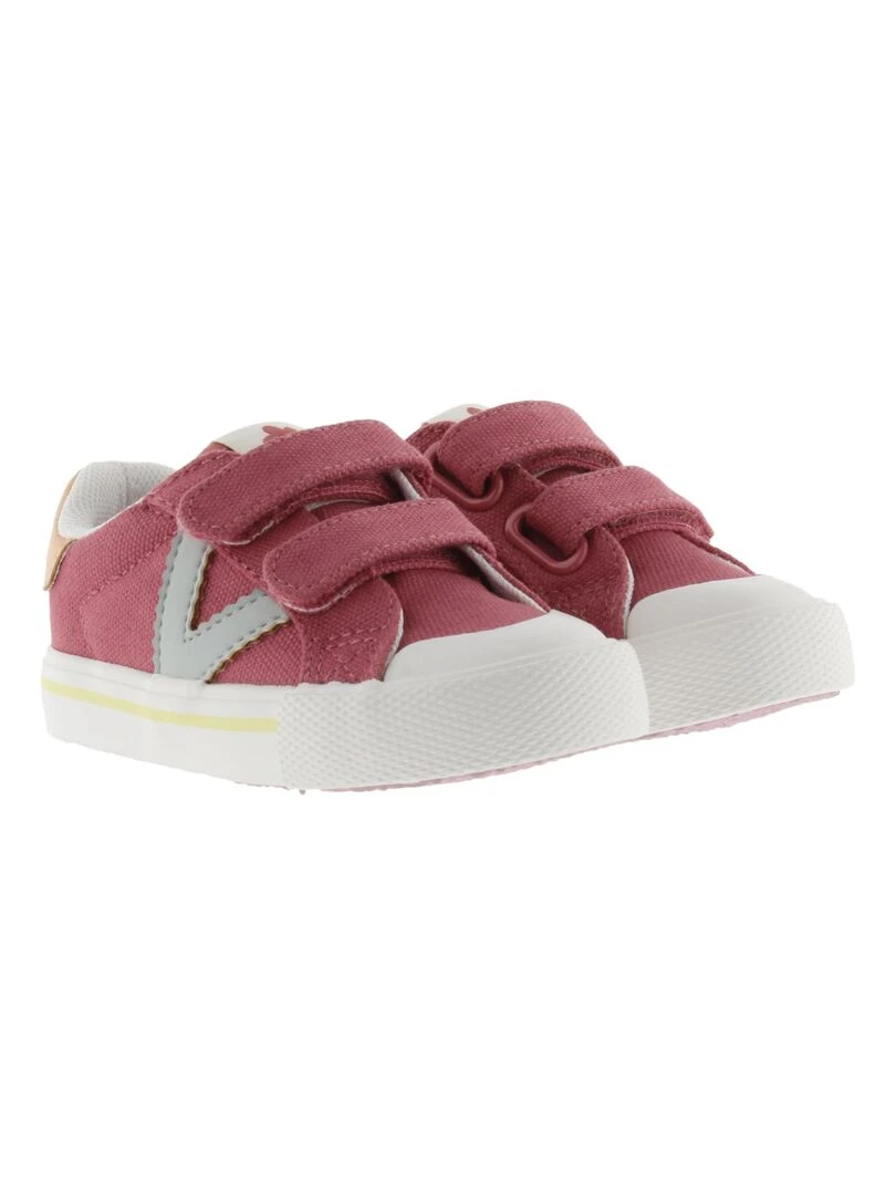 Basket à Scratch Enfant Victoria   Rouge