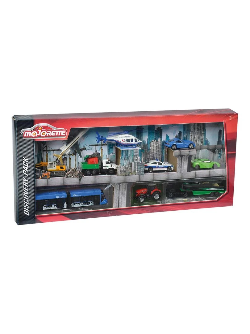 Véhicules Majorette : Coffret découverte : 10 véhicules   N/A