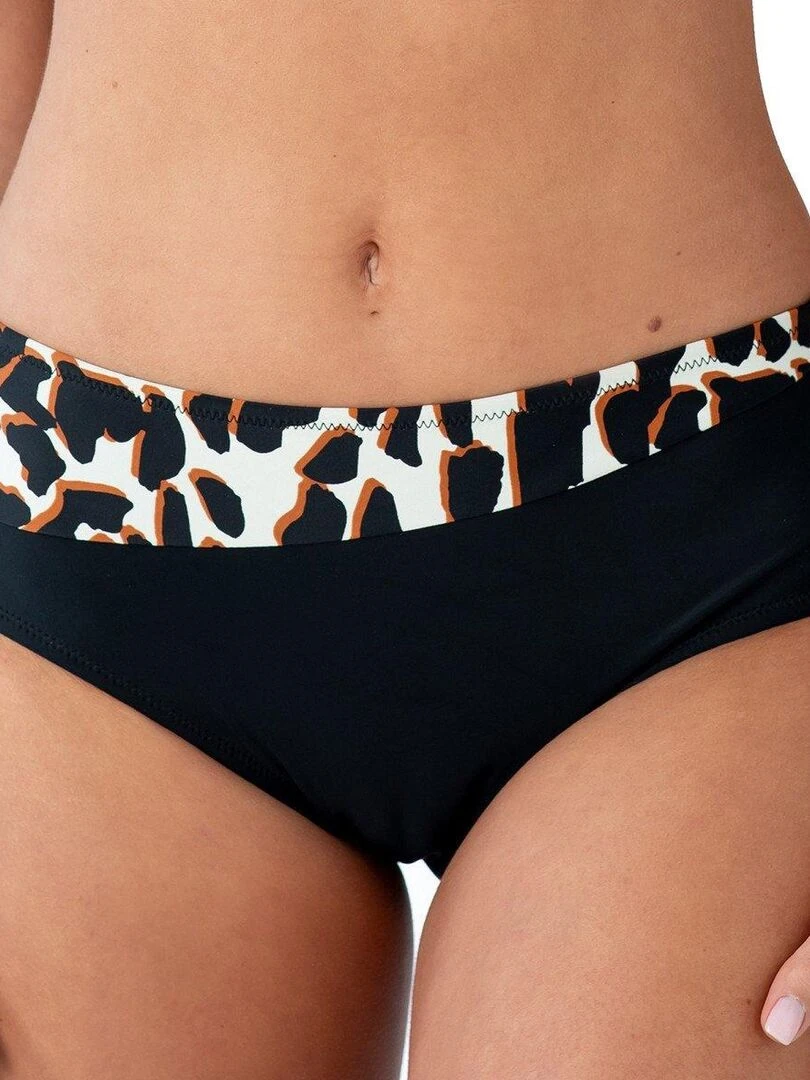 Culotte de bain taille haute Bilbao Noir