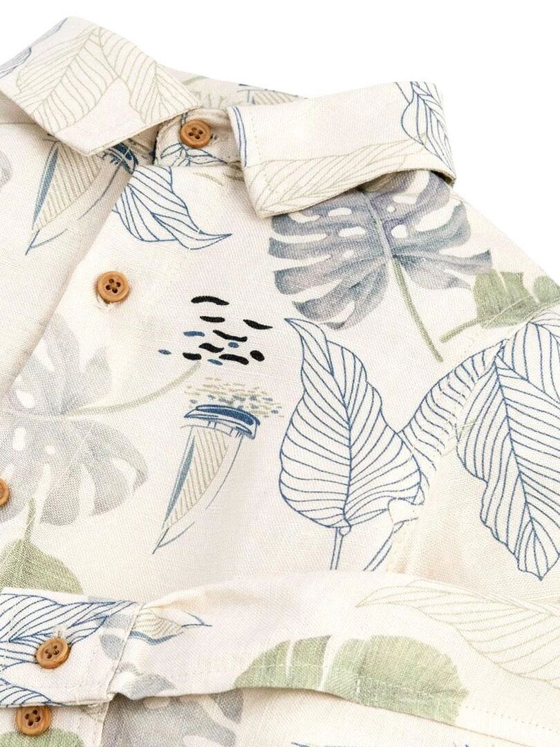 Chemise garçon Biarritz   Ecru