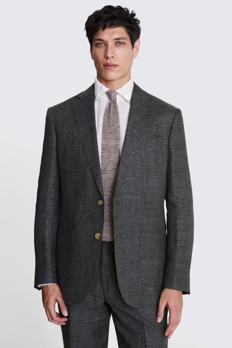 Italian Tailored Fit Blue Stripe Jacket   Buy Online at Moss