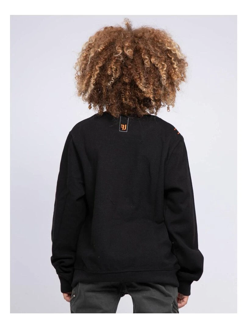 Sweat col rond WANGER BOY Noir